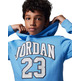 Jordan Kids Logo 23 Fleece Pullover Hoodie "University Blue"