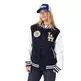 New Era MLB L.A Dodgers Large Logo Varsity Jacket "Navy "