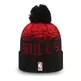 New Era NBA Chicago Bulls Sport Knit Cuff Beanie Pompom