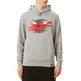 New Era NBA Chicago Bulls Tear Logo Hoodie "Grey "