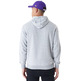 New Era NBA L.A Lakers Script Oversized Pullover Hoodie "Grey"