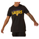 New Era NBA L.A Lakers Wordmark Court Infill T-Shirt "Black"