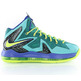 Lebron X P.S. Elite "Miami Dade" (300/turquesa/volt/violet)