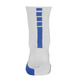 Nike Elite Crew Basketball Sock "White Blue"