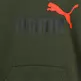 Puma Junior ESS+ 2 Col Big Logo Hoodie FL B "Dark Olive"