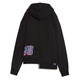 Puma Womans Basketaball Cherry on Top Graphic Oversized Hoodie "Black"