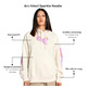 Puma Womans Basketball Art-Hitect Sparkle OS Hoodie "Alpine Snow"