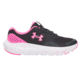 UA Girls' Grade School Surge 4 Running Shoes "Grey Pink"