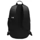 UA Hustle Lite Backpack "Black-Metallic Silver"