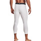 UA Men's HeatGear® Armour ¾ Leggings "White"