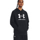 UA Men's Rival Fleece Logo Hoodie "Black"