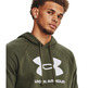 UA Men's Rival Fleece Logo Hoodie "Marine OD Green"