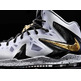 Lebron X P.S. Elite+ "Goldhome" (100/white/oro/negro)