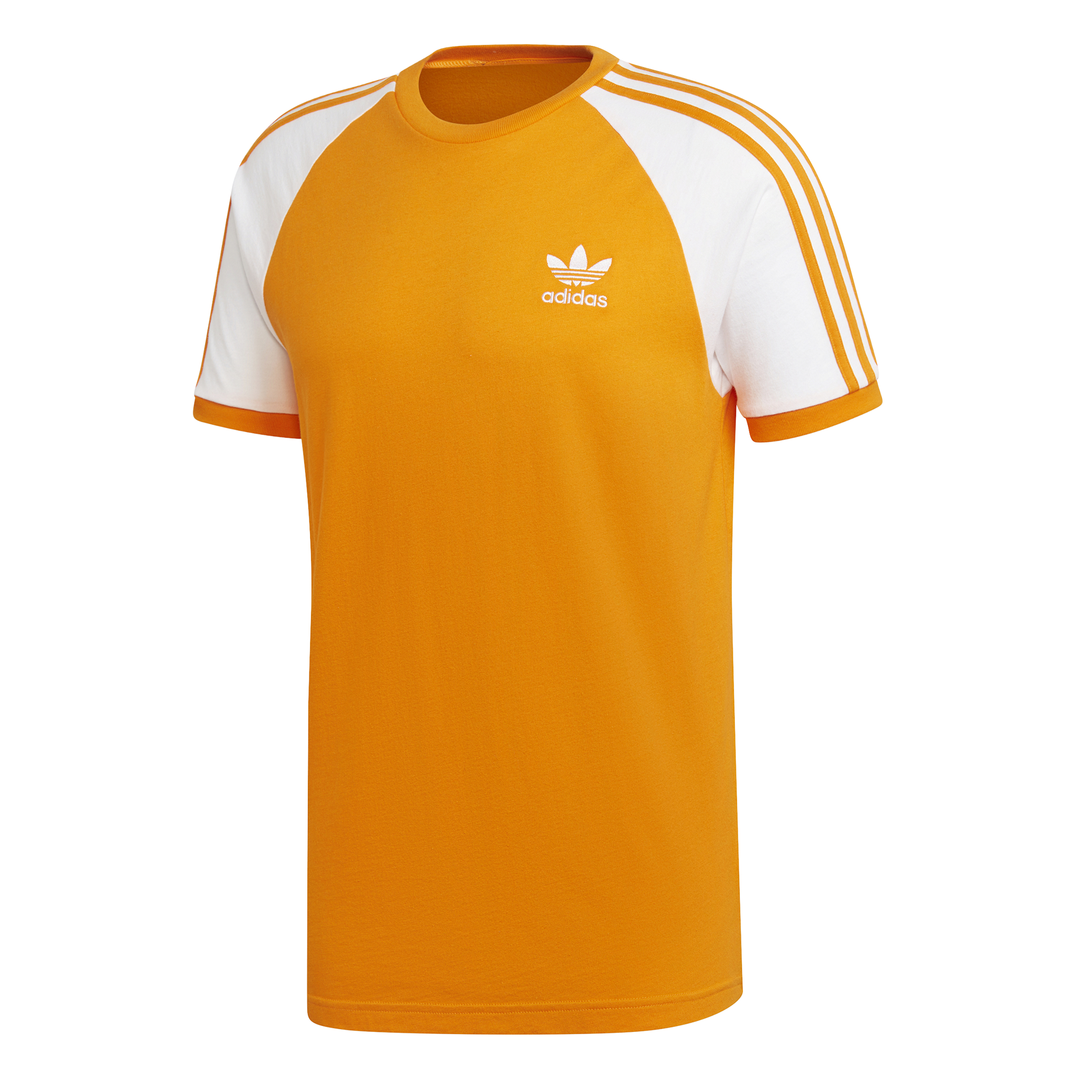 Bright orange adidas clearance shirt