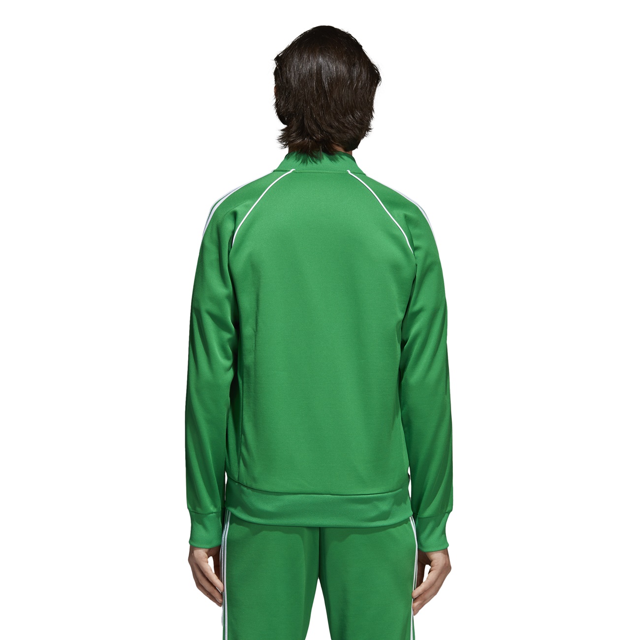 adidas track top green