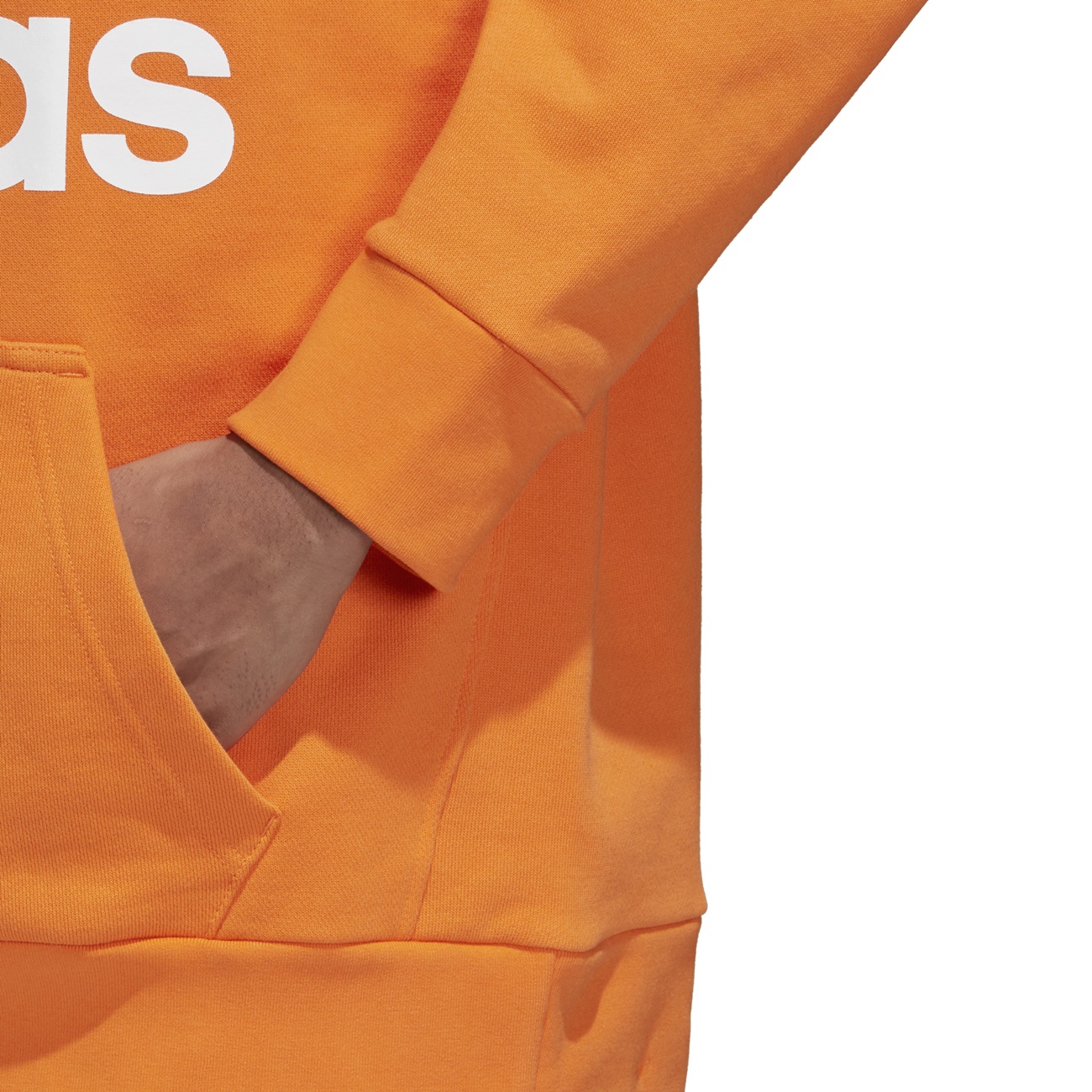 adidas hoodie orange stripes