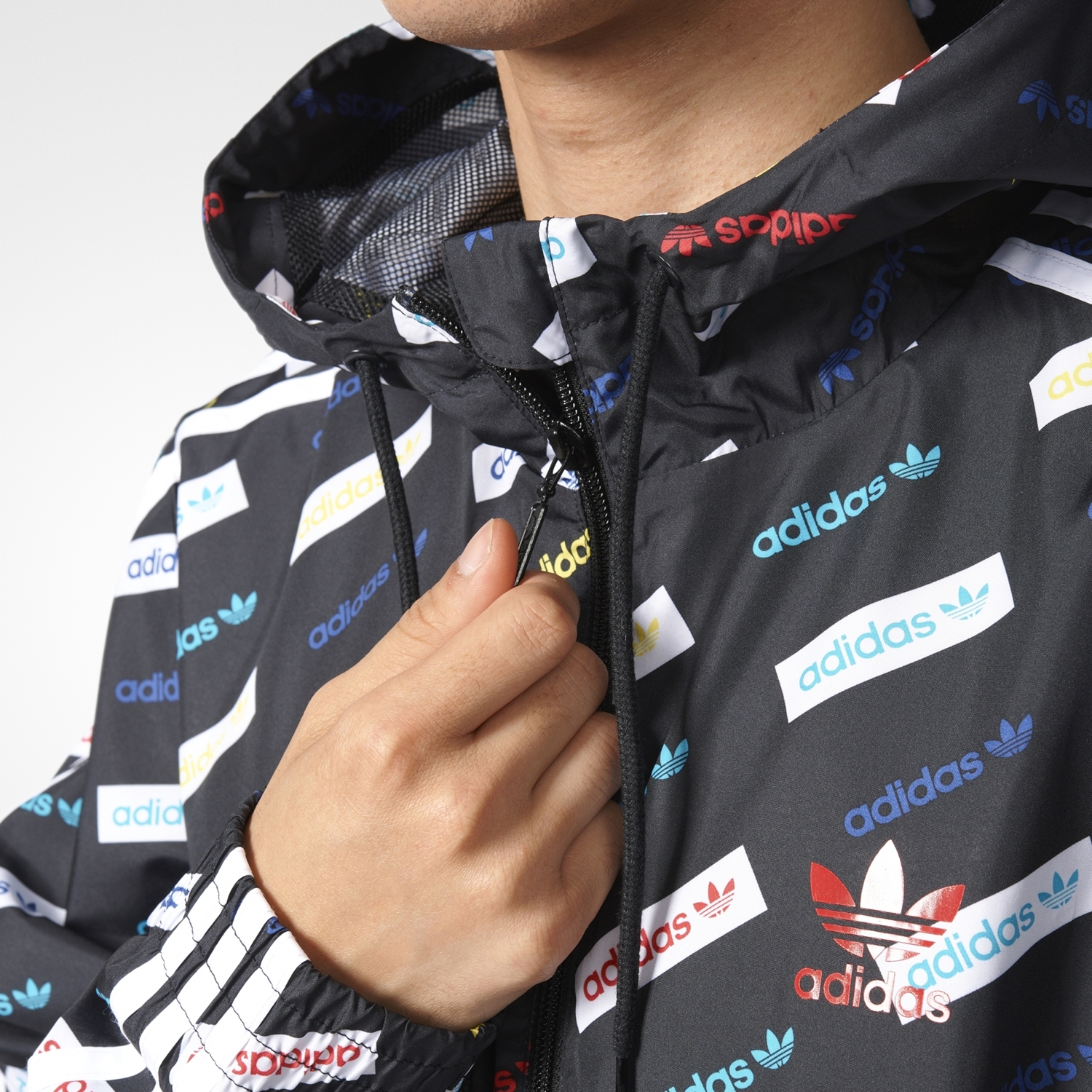 adidas linear windbreaker