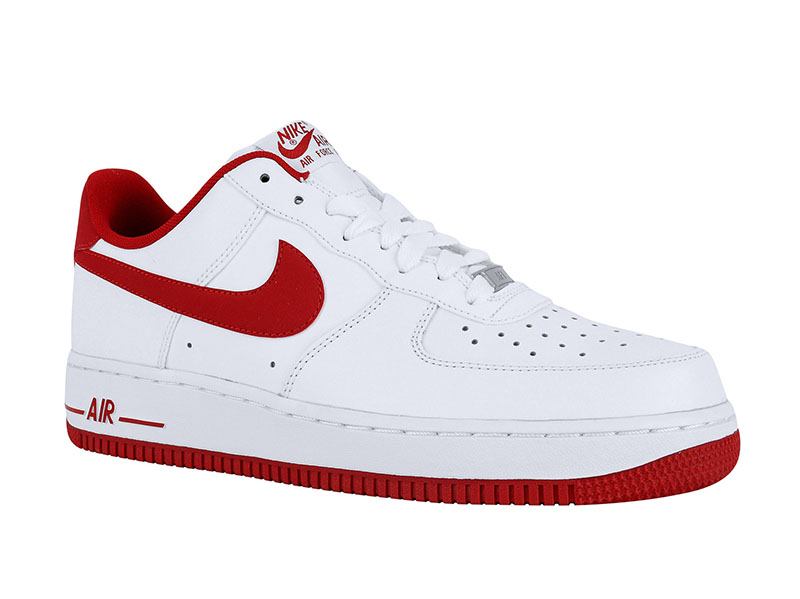 Nike air force blanco con rojo on sale