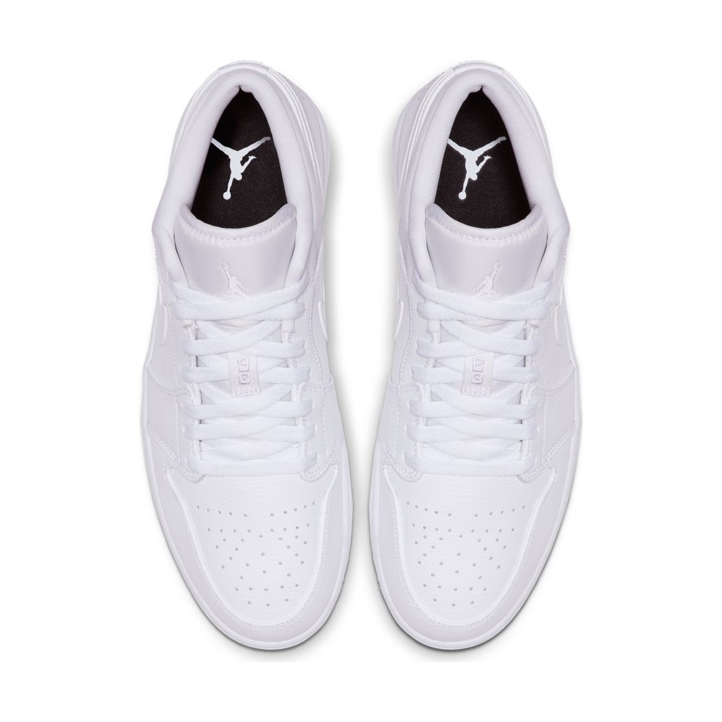 white jordan low cut