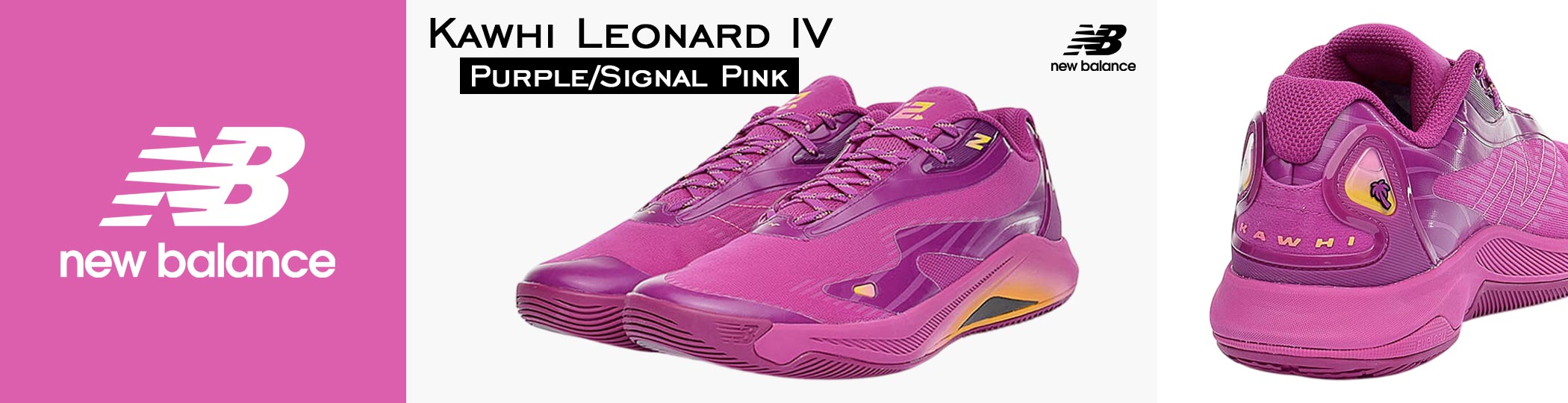 KAWHI Leonard IV - Purple/Signal Pink