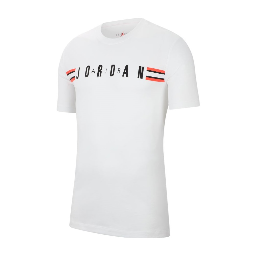 white jordans shirt