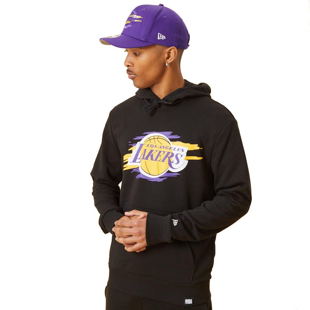 la lakers hoodie black