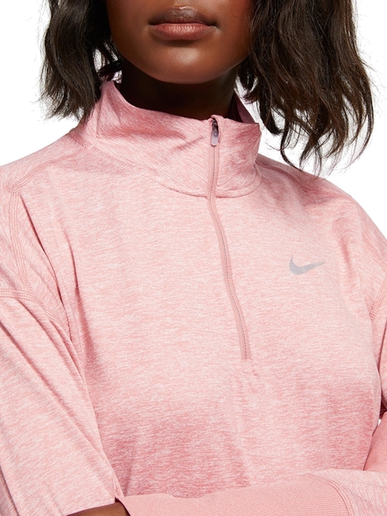 nike half zip womens pink