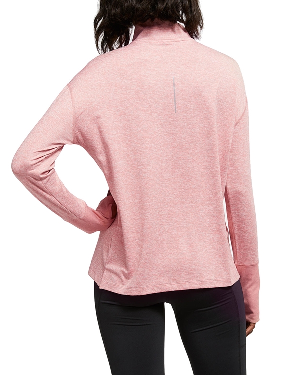 nike half zip womens pink